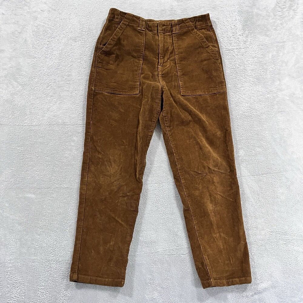 Kensie Pants 8/29 Corduroy Amber High Rise The Stovepipe Brown High Rise Women's